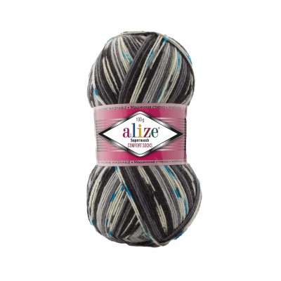 Пряжа Alize Superwash Comfort Socks (75% шерсть, 25% полиамид) 100 г 420 м, 7650