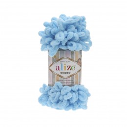 Пряжа Alize Puffy (100% микрополиэстер) 100 гр, 9.2 м, 287 светло-бирюзовый , 2 мотка Пряжа Alize Puffy (100% микрополиэстер) 100 гр, 9.2 м, 287 светло-бирюзовый , 2 мотка