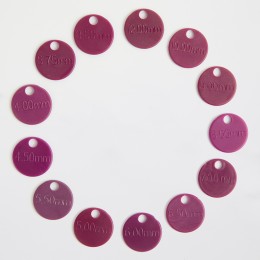 Метки для спиц KnitPro фиолетовые, 12 шт