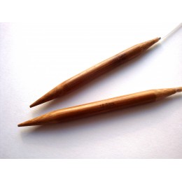 Спицы круговые бамбуковые обугленные 80 см 6.5 мм