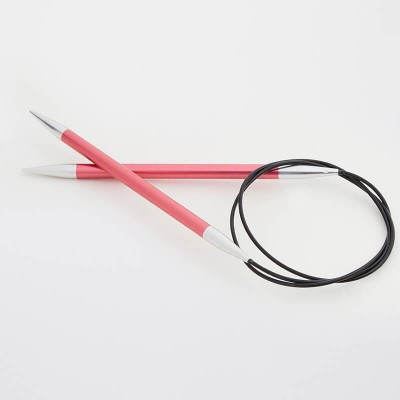 Спицы круговые KnitPro Zing 80 см 6.5 мм