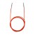 Тросик для съемных спиц KnitPro 100 см (красный)